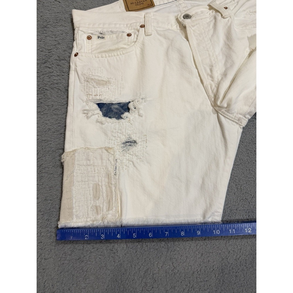*READ Polo Ralph Lauren 36W 7'' Inseam Sullivan Slim Denim Shorts Williston Wash - Picture 6 of 14
